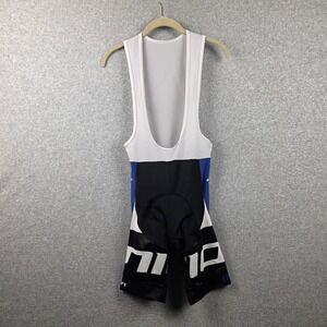 Hyperthreads Cycling Bib Shorts Mens Medium Black Blue Padded Bike Chamois Road